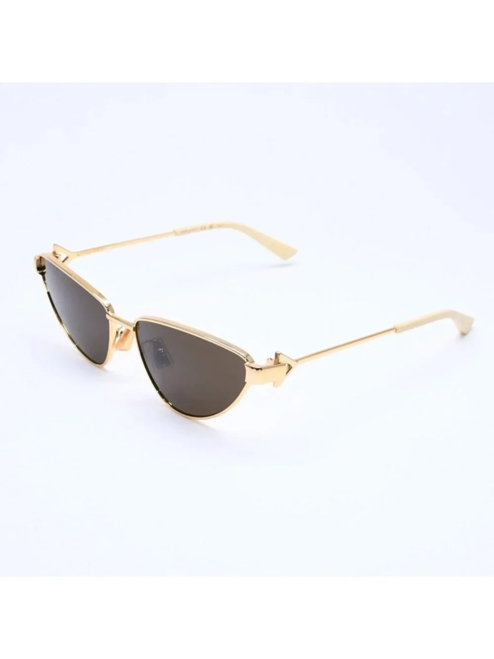 Bottega Veneta Sunglasses Eyewear 002 59 Black Gold Ivory